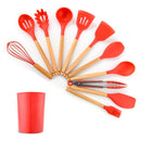 Kit 12 Peças Utensílios De Silicone Cozinha