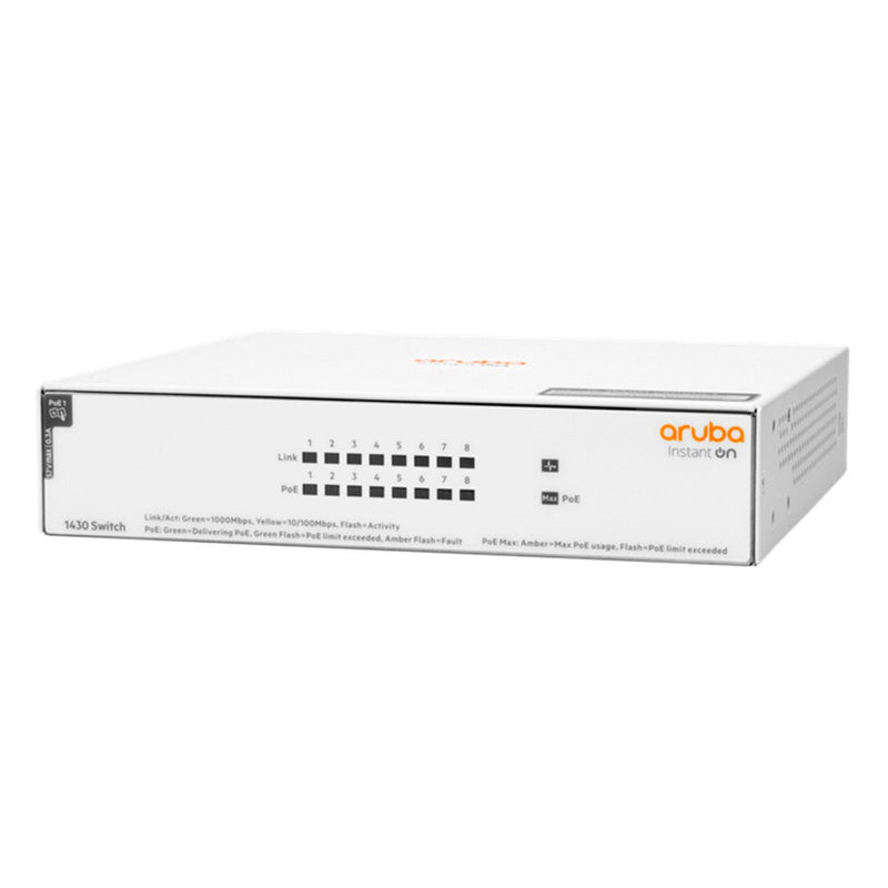 Switch HPE Aruba Instant On 1430 8G Class4 PoE 64W - R8R46A