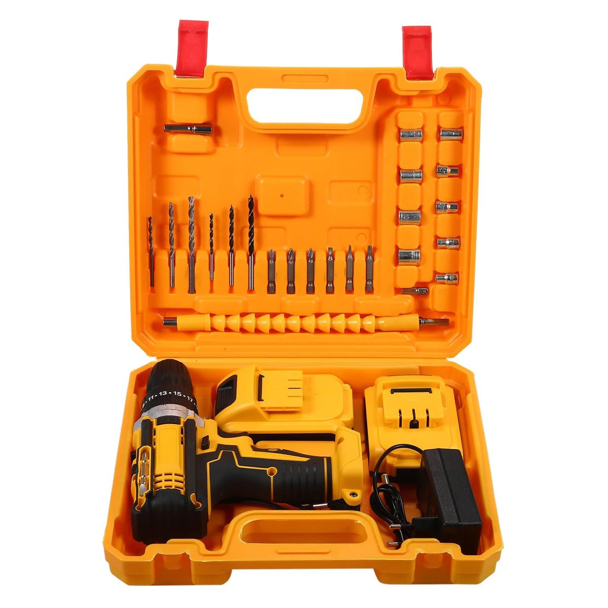 Maleta Ferramentas Furadeira Parafusadeira Sem Fio Bivolt 36v