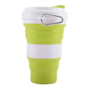 Copo Ecológico Retrátil Silicone Grande Dobrável 550ml