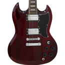 Guitarra Elétrica Sg De Madeira Maciça Thomaz Teg 340 Vinho