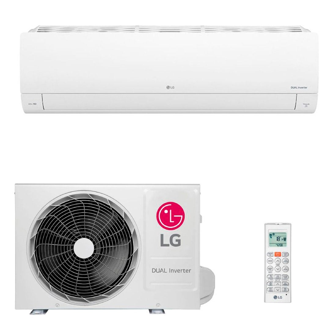 Ar Condicionado Split Hi-Wall R32 LG Dual Inverter Voice+AI 18000 BTUs Frio 220V - S3NQ18KL31B