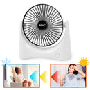 Mini Ventilador Portátil Usb Recarregável De Mesa 3 Velocidades
