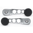 2 Manivelas Vidro Cromadas Sport  Fusca Brasília Gol Kombi - UN / 2