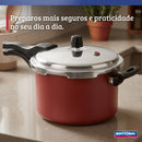 Panela De Pressão Fechamento Externo Antiaderente 4,5L Nacional