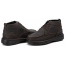 Coturno Casual Conforto Couro Marrom - RT8004NBKCFE
