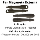 Kit Maçanetas Externa Puxador Todas Portas Tucson 05 A 16 - UN / 4