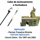 Cabo Aciona E Fechadura Tras Direita Escort Zetec 97 A 02 - UN / 2