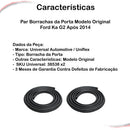 Par Borrachas Da Porta Modelo Original Ford Ka G2 Após 2014
