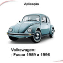 Jogo Par De Borrachas Do Quebra-vento Fusca 1959 A 1996