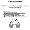 Kit 2 Maçanetas Intern Diant 2 Cabos Acionador Idea 05 A 10