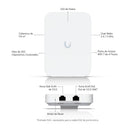 Access Point Ubiquiti UniFi U7-IW Wi-Fi 7 Sem fonte - U7-IW