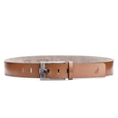Cinto Masculino Social Couro Cromo Argentino Whisky - GIB070CRMWSK