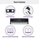 Teclado Arranjador 76 Teclas Psr Ew310 Preto Com Fonte Bivolt Yamaha