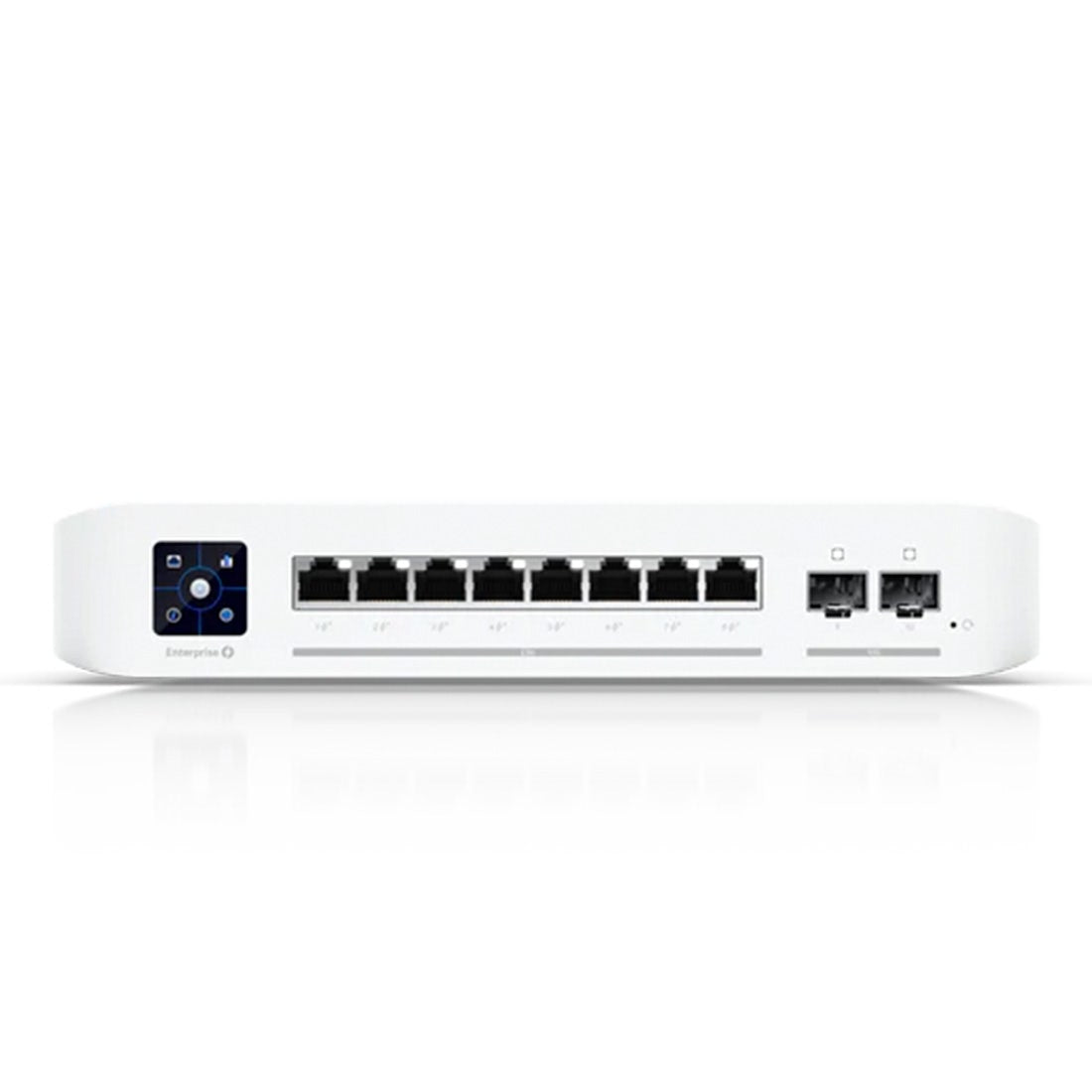 Switch Ubiquiti Uni-Fi 8 Portas PoE+ de 2.5G e 2 Portas SFP+ de 10G - USW-Enterprise-8-POE