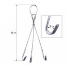 Suporte Vaso Suspenso Reforçado 3 Ganchos Cabo De Aço 40cm P