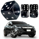Tampa Bico Válvula Pneu Format Dado Preto Carro Moto Bike Jg