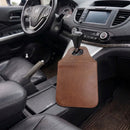 Lixeira De Carro Couro Luxo Cor Café