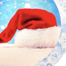 Kit 4 Capas Para Sousplat Gorro De Papai Noel 35cmx35cm - UN / 4