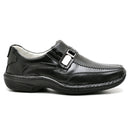 Sapato Conforto Couro Masculino Preto - RT2018MSTPTO
