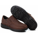 Sapato Casual Conforto Couro Pinhão - RT8005NBKPNH