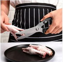 Tesoura Cozinha Trinchante Corta Osso Frango Carnes Peixes Culinária