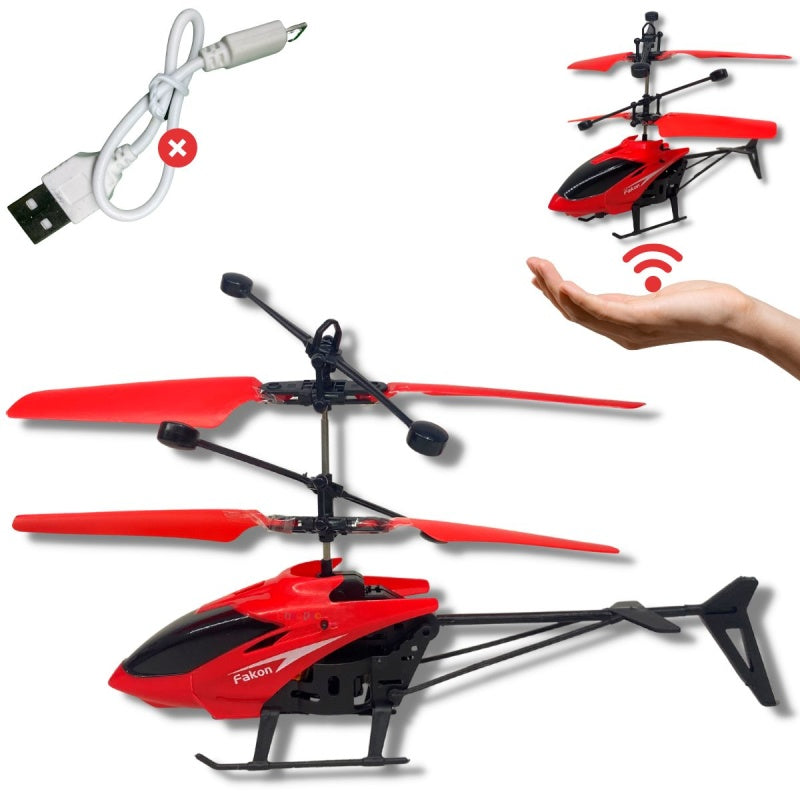 Helicóptero De Brinquedo Com Sensor Mini Drone Recarregável