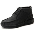 Coturno Casual Conforto Couro Preto - RT8004NBKPTO