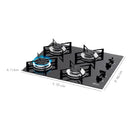 Fogao 4b Fischer Mesa Vidro Cooktop  - 1519-5713