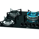 Fogao 5b Fischer Vidro Tripla Chama Cooktop  - 1743-5733