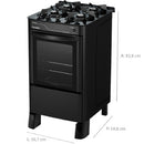 Fogao 4b Esmaltec Jade Glass Mesa Vidro - 0104002082