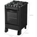 Fogao 4b Esmaltec Agata Glass Mesa Vidro - 0104002094