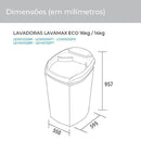 Lavadora 16kg Suggar Lavamax Eco 110V - Le1601pt