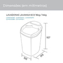 Lavadora 16kg Suggar Lavamax Eco 110V - Le1601pr