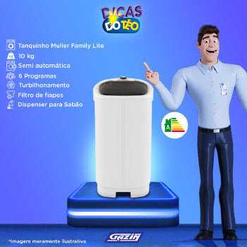 Lavadora 10kg Mueller Family Lite - 60.0055.019
