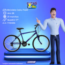Bicicleta Aro 26 21m. Masculina Freio fio Flash Cairu - 310918