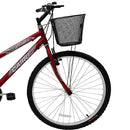 Bicicleta Aro 26 21m. Feminina Com Cesta Freio fio Bella Cairu - 310750