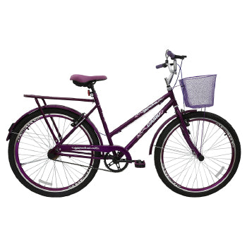 Bicicleta Aro 26 Com Cesta Feminina Personal Genova Cairu - 310123 - PC / 2