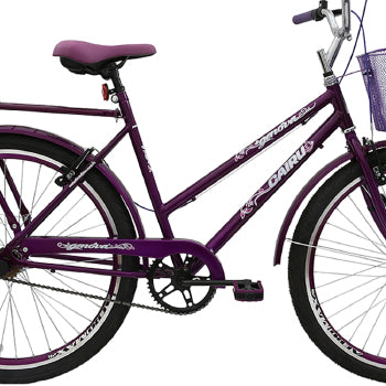 Bicicleta Aro 26 Com Cesta Feminina Personal Genova Cairu - 310123 - PC / 2