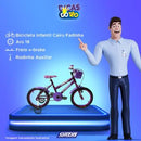 Bicicleta Aro 16 Com Cesta Feminina Fadinha Cairu - 319369