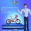 Bicicleta Aro 16 Com Cesta Feminina Fadinha Cairu - 319370