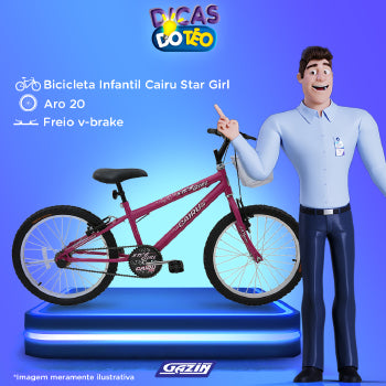 Bicicleta Cairu Aro 20 Mtb Fem Star Girl  - 319700 - PC / 2