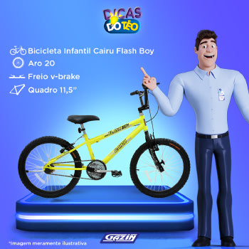 Bicicleta Cairu Aro 20 Mtb Reb Flash Boy  - 317266