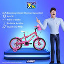 Bicicleta Aro 16 Mormaii Mtb Sweet Girl C/ Cesta V-brake - 2010701000701