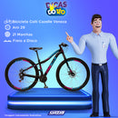Bic. Cazelle Veneza A.29 Quadro 15.5 Freio A Disco 21m - 3451-61d