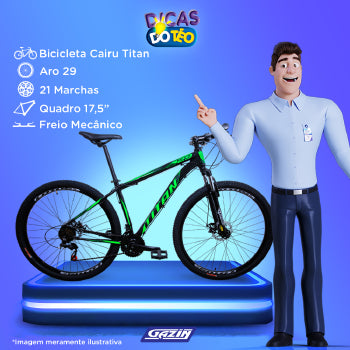 Bicicleta Cairu Titan Aro 29 Al 21v 17.5 - 310461