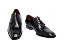 Sapato Social Oxford Cromo Argentino Preto 19009