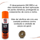 2 Desengripante Em Spray Lubrificante Anti Ferrugem 300 Ml - kit / 2
