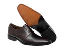 Kit 01 Par De Sapatos Crazy Horse Café + Cinto De Couro