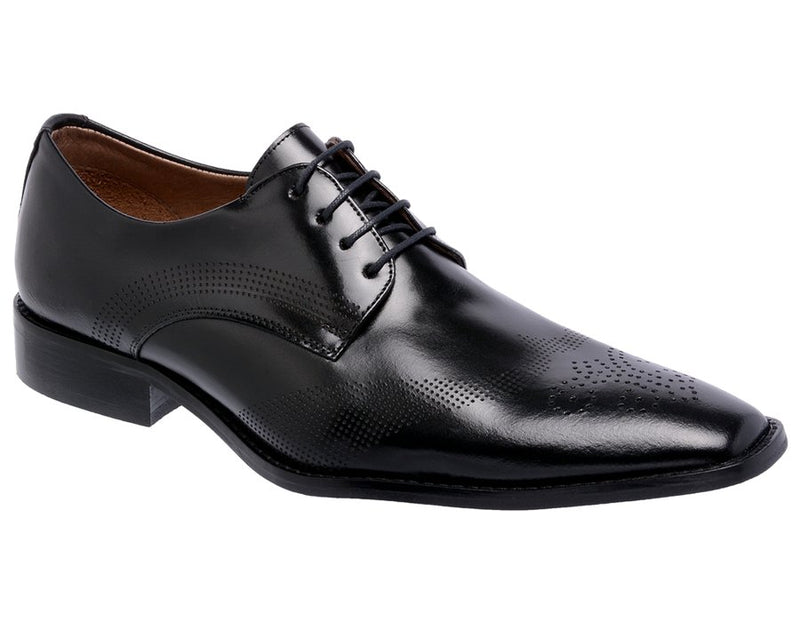 Sapato Social Oxford Cromo Argentino Preto 23121